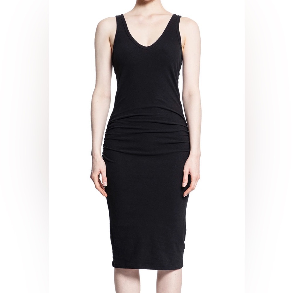 Women's Black Skinny Sleeveless Tank Dress